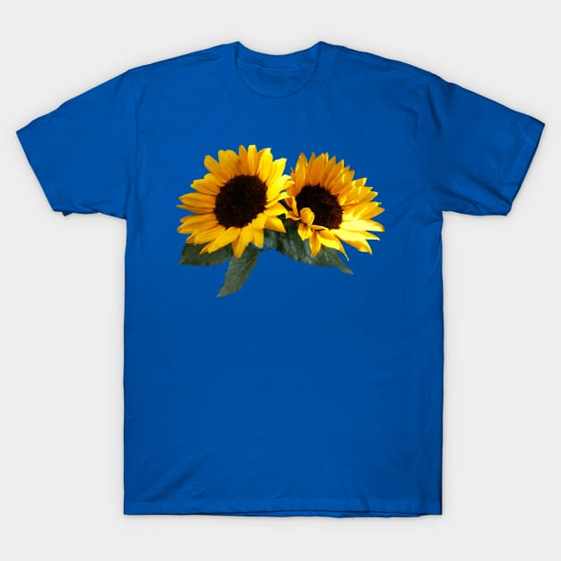 Sunflowers - Sunny Sunflowers T-Shirt by SusanSavad